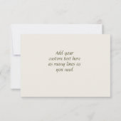 Handen van God en Adam Fine Art Parody Bedankkaart (Achterkant)