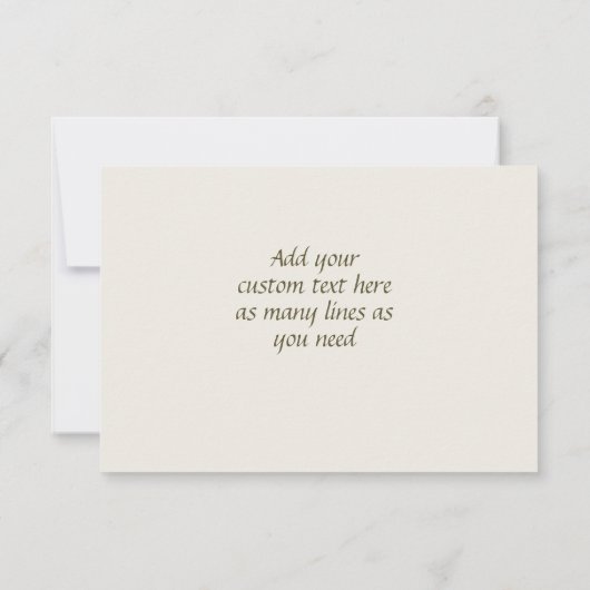 Handen van God en Adam Fine Art Parody Bedankkaart (Achterkant)