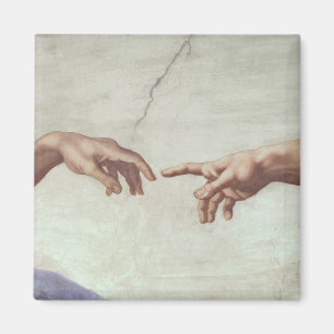 Handen van God en Adam Magneet