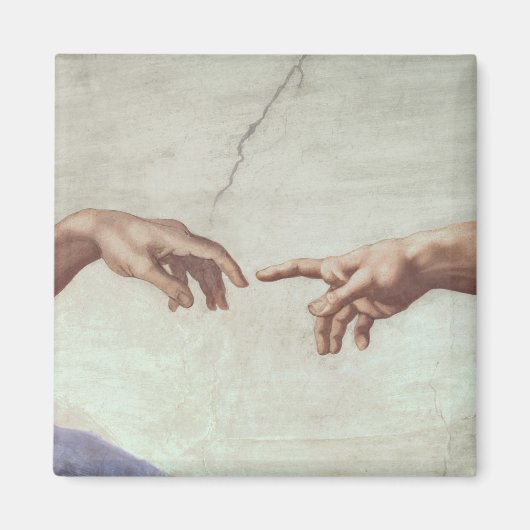 Handen van God en Adam Magneet (Voorkant)