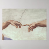 Handen van God en Adam Poster (Voorkant)