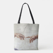 Handen van God en Adam Tote Bag (Achterkant)