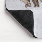 Handen van God en Adam van Michelangelo Muismat (Hoek)