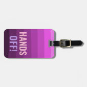 Handen Van Grappig Ontwerp Aangepaste Tekst Bagagelabel (Voorkant horizontaal)