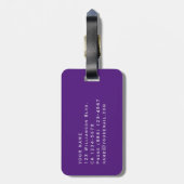 Handen Van Grappig Ontwerp Aangepaste Tekst Bagagelabel (Achterkant verticaal)