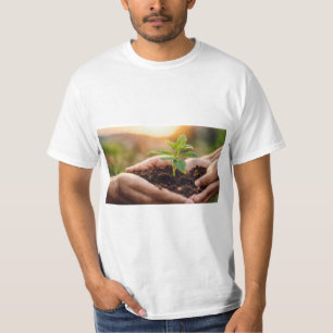 "Handen van hoop: Natuur voeden" T-shirt