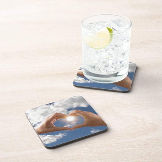 Handen van liefde drankjes onderzetter (Rechterzijde)