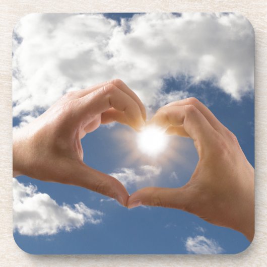 Handen van liefde drankjes onderzetter (Voorkant)