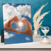 Handen van liefde fotoplaat (Zijkant)