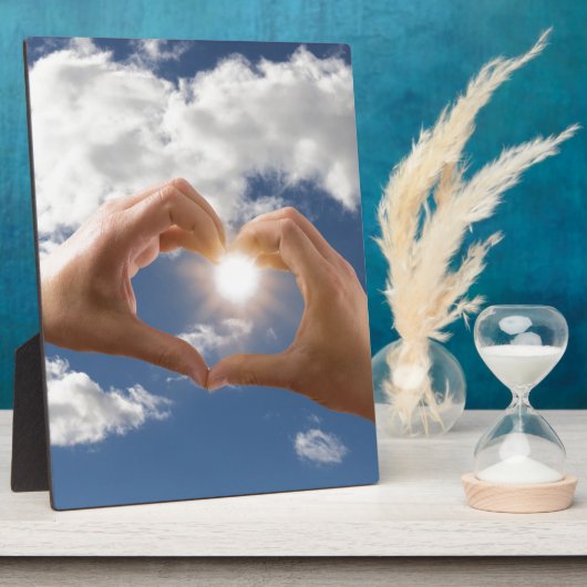 Handen van liefde fotoplaat (Zijkant)