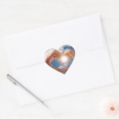 Handen van liefde hart sticker (Envelop)