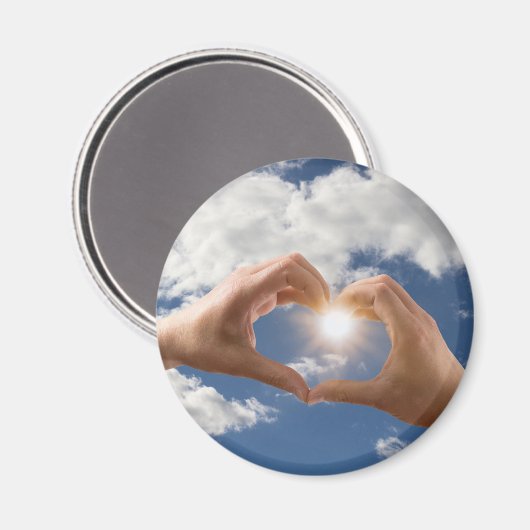 Handen van liefde magneet (Voorkant / Achterkant)