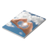 Handen van liefde notitieblok (Linkerzijde)