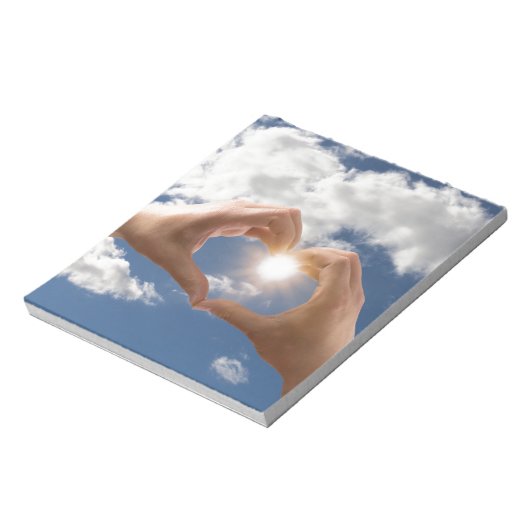 Handen van liefde notitieblok (Linkerzijde)