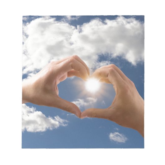 Handen van liefde notitieblok (Voorkant)