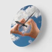 Handen van liefde ronde klok (Hoek)