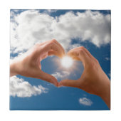 Handen van liefde tegeltje (Voorkant)