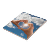 Handen van liefde tegeltje (Zijkant)