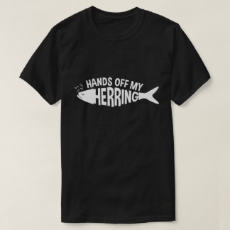 Handen van mijn geplukte haring t-shirt