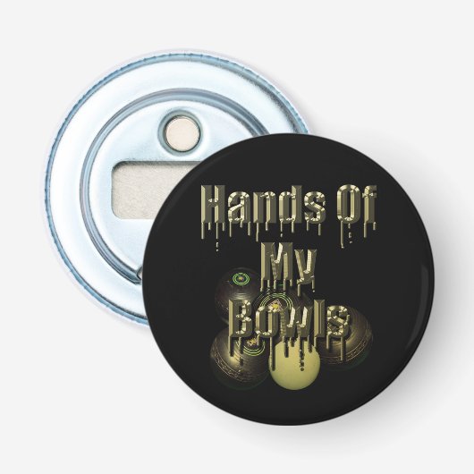 Handen van mijn grassteentjes, Funny Bottle Opener (Voorkant)
