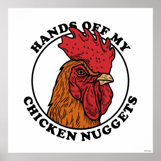 Handen van mijn kipnuggets poster (Voorkant)