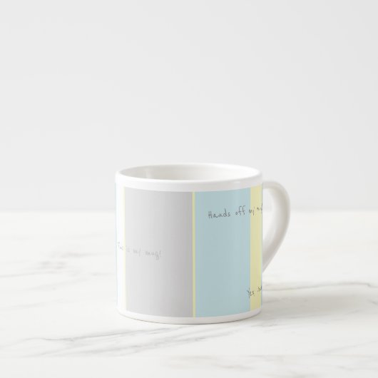 Handen van mijn mok! Ja, jij. Espresso Mok (Voorkant rechts)