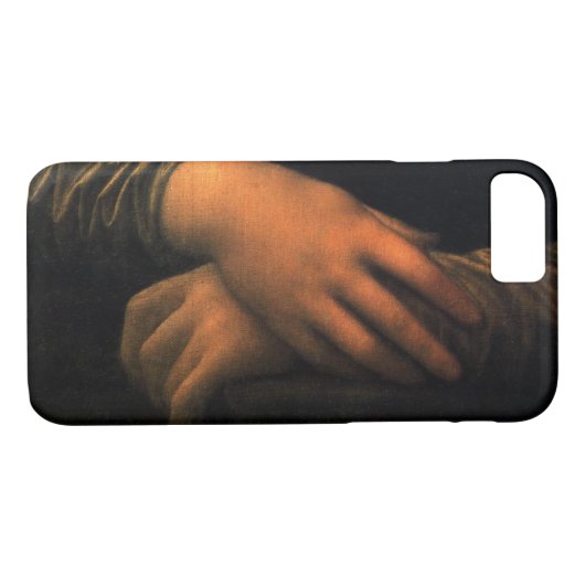 Handen van Mona Lisa iPhone 7 hoesje (Achterkant (Horizontaal))