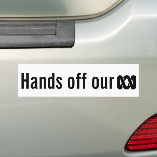 Handen van onze ABC-bumpersticker Bumpersticker (Op auto)