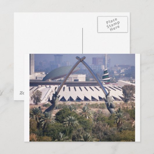 Handen van overwinning briefkaart (Voorkant / Achterkant)