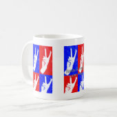 Handen van 'Peace-Lend Yours' Koffiemok (Voorkant links)