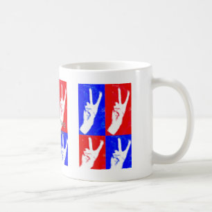 Handen van 'Peace-Lend Yours' Koffiemok