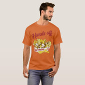 Handen van Poutine Canadian  Canada Maple T-shirt (Voorkant volledig)