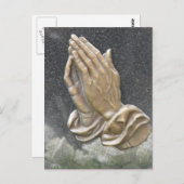 HANDEN VAN PRAYER BRIEFKAART (Voorkant / Achterkant)