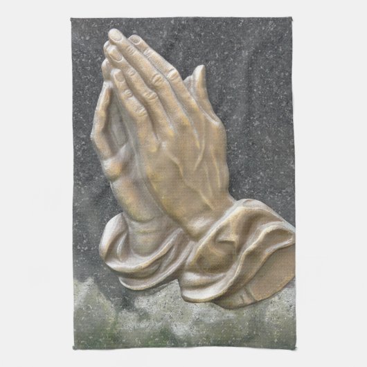 HANDEN VAN PRAYER THEEDOEK (Verticaal)