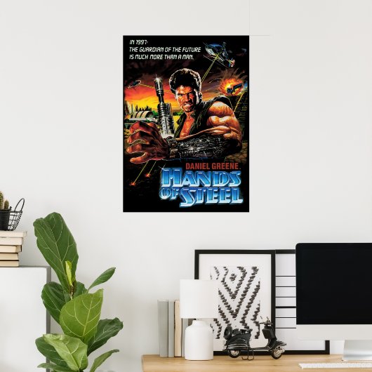 Handen van staal poster (Thuiskantoor)