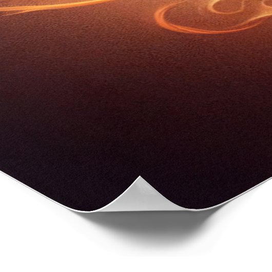 Handen van vuur en ijs poster (Hoek)