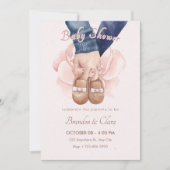 Handen vasthouden met baby schoenen pasgeboren bab kaart (Voorkant)