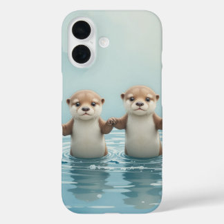 Handen vasthouden Otters iPhone / iPad hoesje