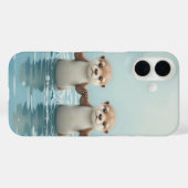 Handen vasthouden Otters iPhone / iPad hoesje (Achterkant (horizontaal))
