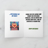 Handen Volledige mannelijke conciërge verjaardag Kaart (Binnen)