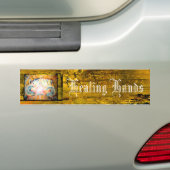 Handen voor heling bumpersticker (Op auto)