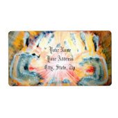 Handen voor heling etiket (Voorkant)