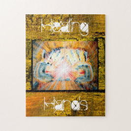 Handen voor heling legpuzzel