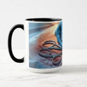 Handen voor heling mok (Links)