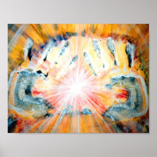 Handen voor heling poster (Voorkant)