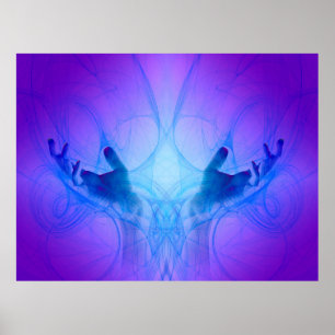 Handen voor heling poster