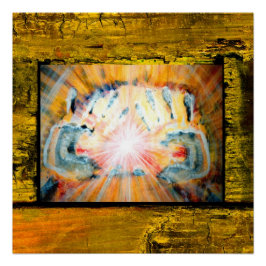 Handen voor heling poster