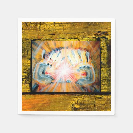 Handen voor heling servetten (Voorkant)