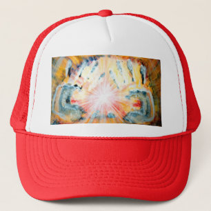 Handen voor heling trucker pet