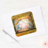 Handen voor heling vierkante sticker (Envelop)